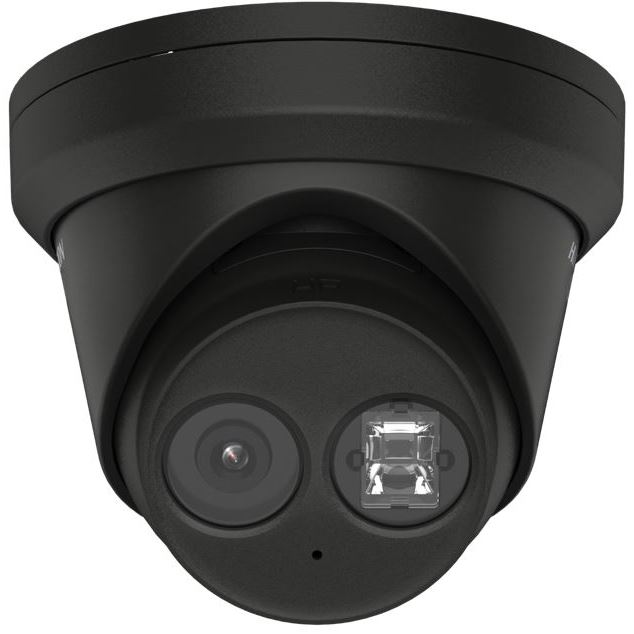 DS-2CD2343G2-IU(BLACK)(2.8mm) 4MPix IP Turret kamera; IR 30m, mikrofon, IP67, černá