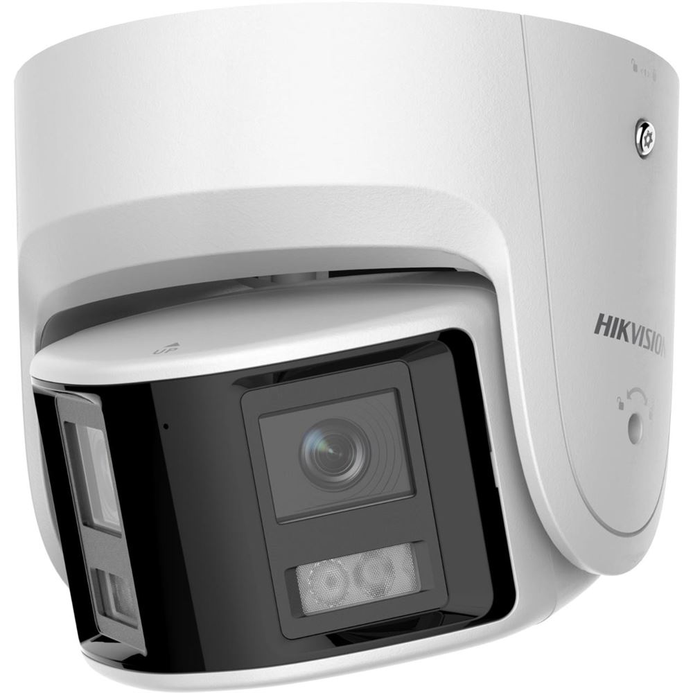 DS-2CD2347G2P-LSU/SL(2.8mm)(C) 4MPix IP Turret ColorVu AcuSense panoramatická kamera; LED 30m, WDR 130dB, Audio, Alarm, Mikrofon