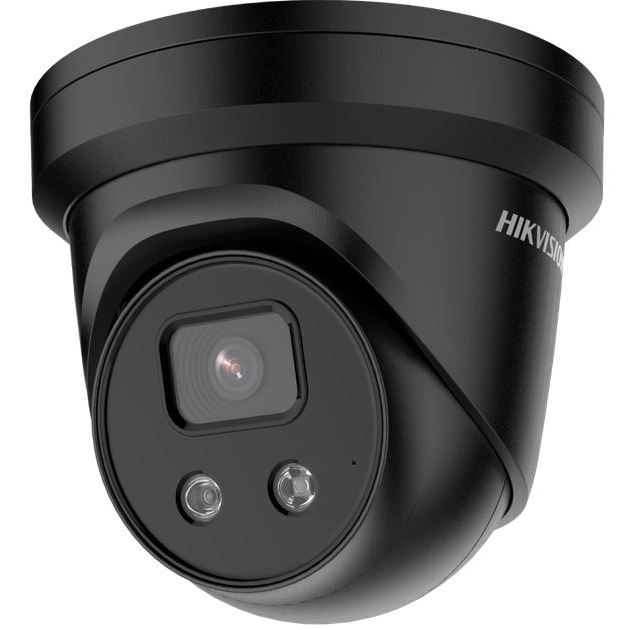 DS-2CD2386G2-IU(BLACK)(2.8mm)(C) 8MPix IP Turret AcuSense kamera; IR 30m, mikrofon, černá