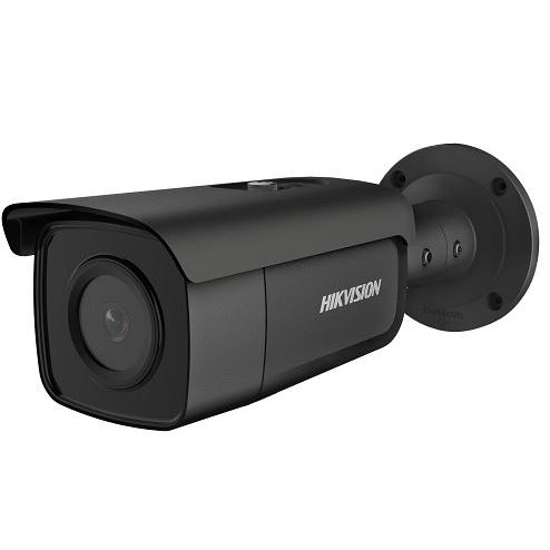 DS-2CD2T86G2-4I(4mm)(C)(BLACK) 8MPix IP Bullet AcuSense kamera; IR 80m, IP67, černá
