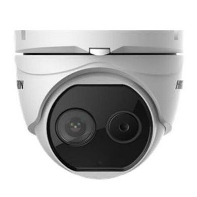 DS-2TD1217-2/V1 IP Termo-optická Turret kamera; obj. 1,8mm, IR 15m, PoE+, Audio, Alarm