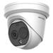 DS-2TD1228T-2/QA(B) IP Turret Termo optická kamera; objektiv 2,1mm, IR 15m, Audio, Alarm, blikač, Fire detection