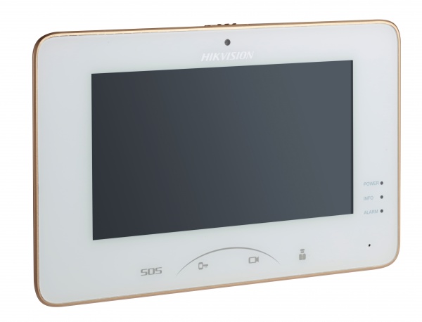DS-KH8301-WT 7" IP bytový monitor s čelní kamerou, Hi-Res, Wi-Fi