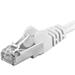 Premiumcord Patch kabel CAT6a S-FTP, RJ45-RJ45, AWG 26/7 1,5m bílá