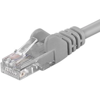 PremiumCord Patch kabel UTP RJ45-RJ45 CAT6 1,5m šedá