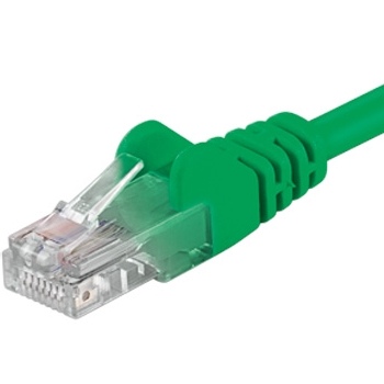 PremiumCord Patch kabel UTP RJ45-RJ45 CAT6 5m zelená