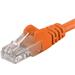 PremiumCord Patch kabel UTP RJ45-RJ45 level 5e 1,5m oranžová