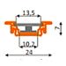 Profil hliníkový P2 na zafrézování pro LED pásek délky 2M 7x24mm bez Difuzoru