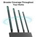 WiFi router TP-Link Archer C80 AC1900 dual AP, 4x GLAN,/ 600Mbps 2,4/ 1300Mbps 5GHz, OneMesh