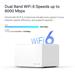 WiFi router TP-Link Mercusys Halo H90X(3-pack) WiFi 6, AX6000, 1x 2,5GLAN, 2x GLAN